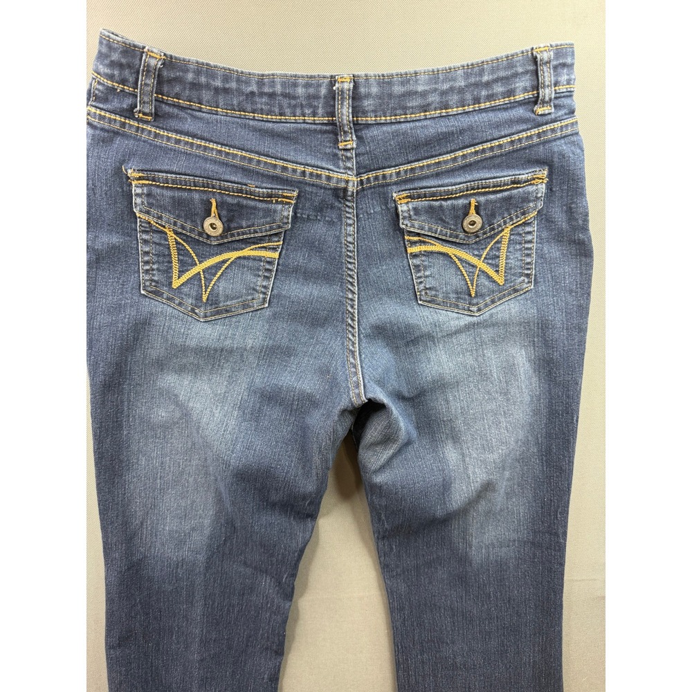 Wrangler Jeans Girls Blue Straight Leg Adjustable Waist 28x28 - Picture 2 of 10